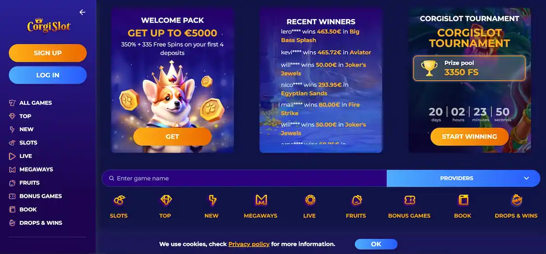 Corgislot Casino - Limitless casino sister sites