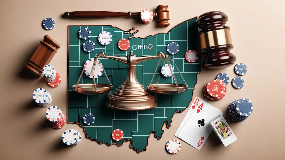 Is online poker legal in Ohio image
