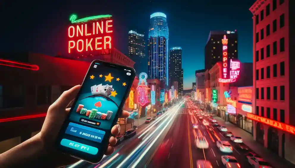 can you play online poker in california