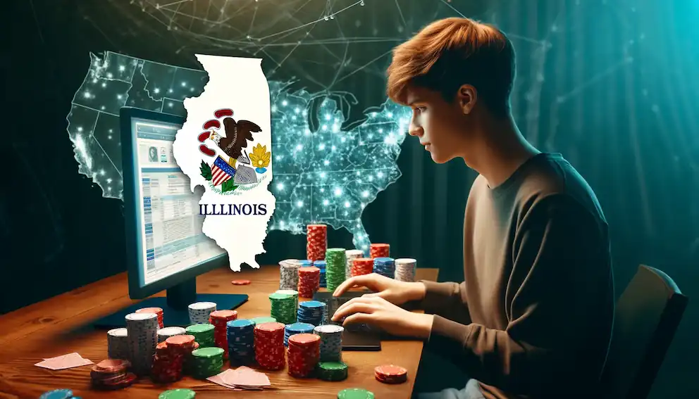 Is online poker legal in Illinois?