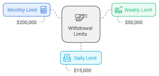 Withdrawal limits: limitless casino review