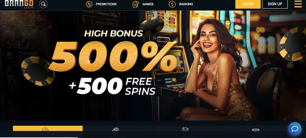 Casino Brango - one of the great Limitless casino sister sites